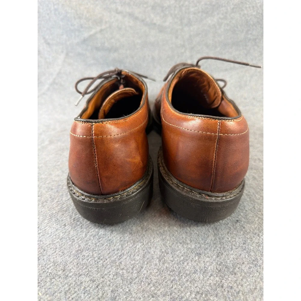 Allen Edmonds Mapleton Shoes Mens 12D‎ Brown Leather Split Toe Derby USA Made